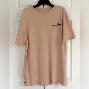 Reel Life Mens Ocean Washed T Shirt Sz L